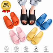 Cozy Pillow Slides Anti-Slip Sandals Ultra Soft Slippers Cloud Home Outdoor Shoe
