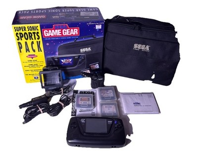 Sega Game Gear Console, Super Sonic Sports Pack - In Box W/ Accessories