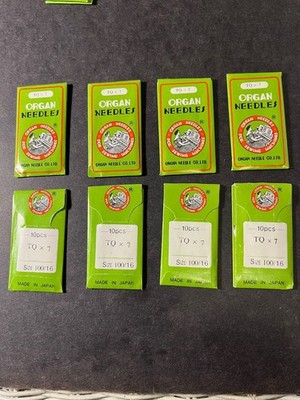 (10)-New Old Stock- ORGAN SEWING MACHINE NEEDLES-*Size:100/16**TQ X 7*