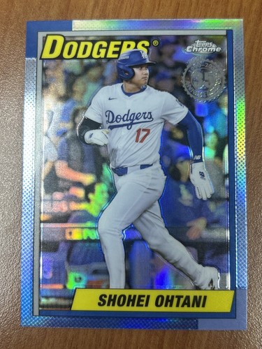 Shohei Ohtani #90CB-7 2025 Topps Chrome 1990 card