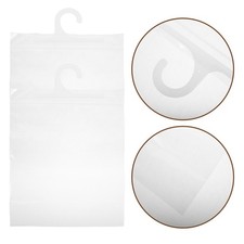 25 Pcs Transparent Hanging Storage Bag Dress Bags for Clothes Clear Door Hanger