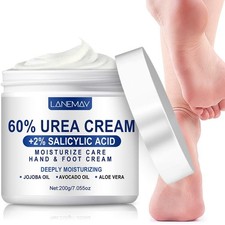 60 Urea Cream 200g For Cracked Heels Feet Hands Dry Skin Maximum Strength  