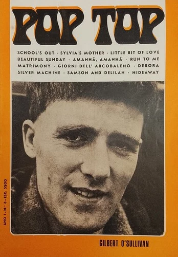 Gilbert O´Sullivan Portugal Magazine 1972 Rare