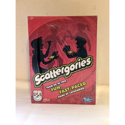 Scattergories Hasbro Dice & Word Game Family Fun Ages 13+ Made in USA