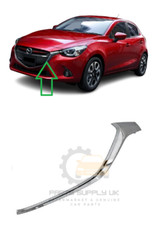 NEW MAZDA 2 2014 - 2019 FRONT BUMPER GRILLE SIDE CHROME PART LEFT N/S