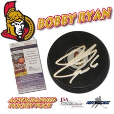 BOBBY RYAN Signed OTTAWA SENATORS PUCK - JSA #J68979