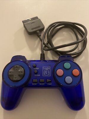 Manette de jeu bleue 3d sur fond transparent | PSD Premium