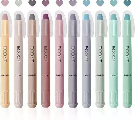 10 Pack Bible Highlighters and Pens No Bleed Gel Highlighter with Assorted Cute.-image