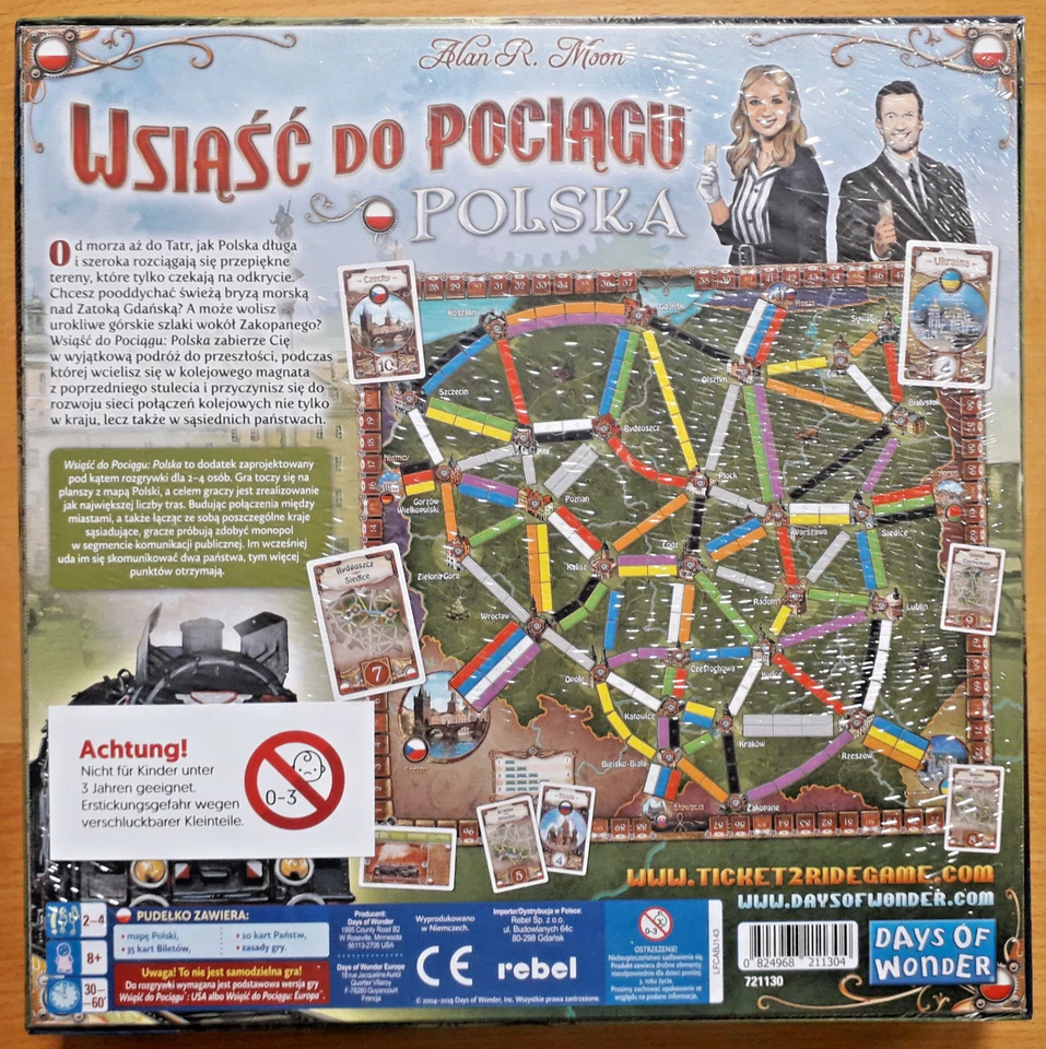 Ticket to Ride Zug um Zug - Polska (Poland) - Map Collection 6 1/2 - neu - Bild 2 von 4