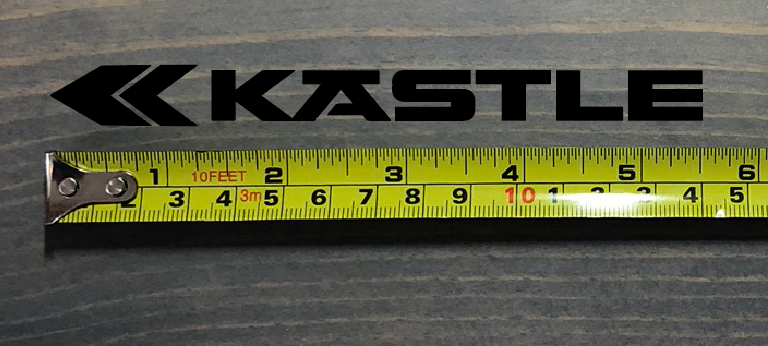 Adesivo sci Kastle decalcomania Salomon 5 5" nero Rossi Blizzard nero Volkl Liberty