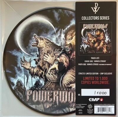 Powerwolf    Armata Strigoi - 7'' PICTURE DISC GERMANY 2022 NUOVO