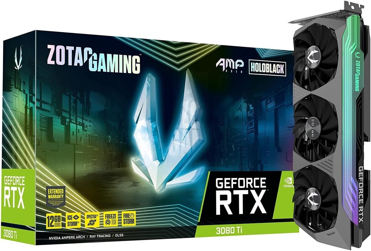 （中古）ZOTAC GeForce RTX 3080 Ti AMP Holo ZOTAC GAMING GeForce RTX™ 3080 Ti AMP Holo 12GB GDDR6X 384-bit