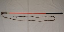 Neuer Horsemanship Stick 100cm orange & Seilchen 160cm Bodenarbeitsstick Carrot