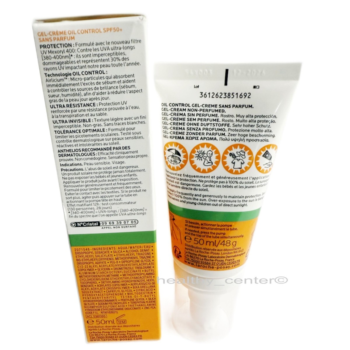La Roche Posay ANTHELIOS UVMUNE 400 Oil Control Dry Touch Gel