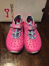 SKECHERS Pink/Lavender Hydrozooms Sunny Jump Shoes Toddler Girl 10 NWB 38