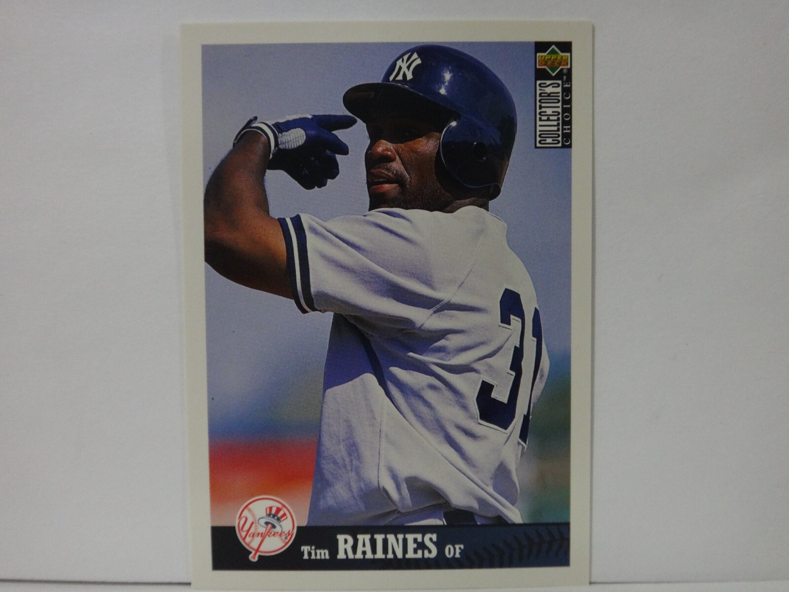 1997 Upper Deck Collector's Choice Team Sets New York Yankees Tim Raines