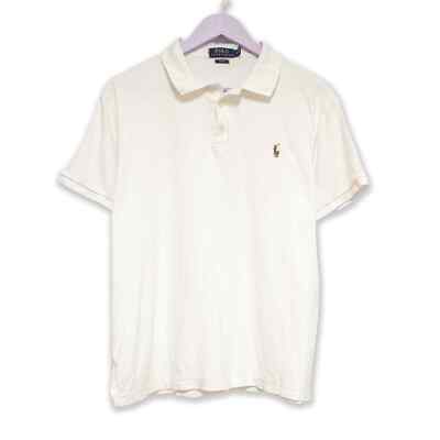 Polo Ralph Lauren weiß unifarben Slim Fit - Größe XL Herren