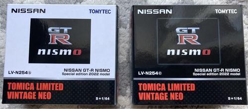 Nissan GT-R NISMO Special edition 2022model 1/64 LV-N254b