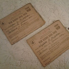 WW2 U.S. HOME FRONT 1943 2 WAR RATION BOOK FROM OREGON WITH STAMPS — photo 1