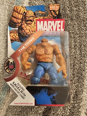 FANTASTIC 4 THE THING ACTION FIGURE MARVEL UNIVERSE SERIES MOSC 2008 PKG WEAR