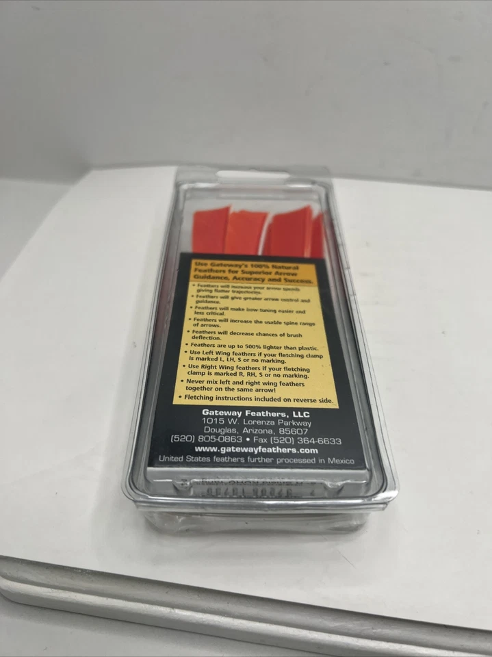 Gateway Parabolic Feathers Kuru Tangerine 4 In. Rw 12 Pk. - Image 3 of 3