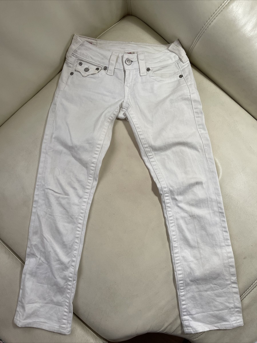 TRUE RELIGION ホワイトジーンズ　25 Vintage True Religion White Skinny Jeans - Women's Size 25