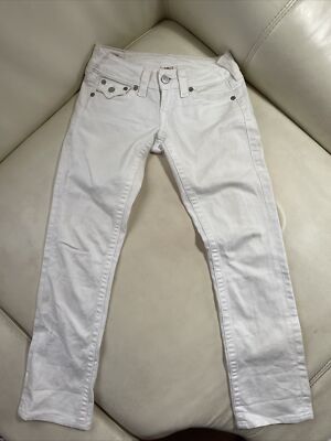 TRUE RELIGION ホワイトジーンズ　25 True Religion Jeans women's Size BILLY Size 25 | eBay