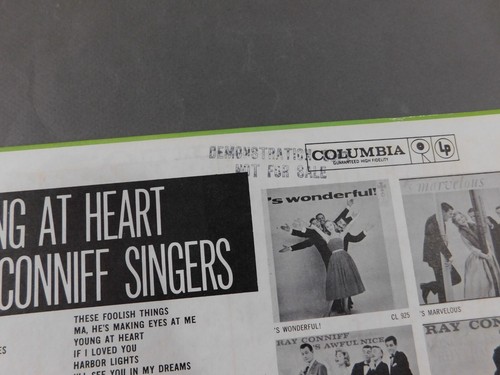 RAY CONNIFF YOUNG AT HEART 1960 1ST PRESS PROMO NM LP CL 1489 - Picture 4 of 5
