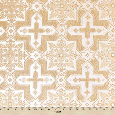 Ecclesiastical Metallic Brocade Fabric - Poly Metallic 58/60'' By The Yard 