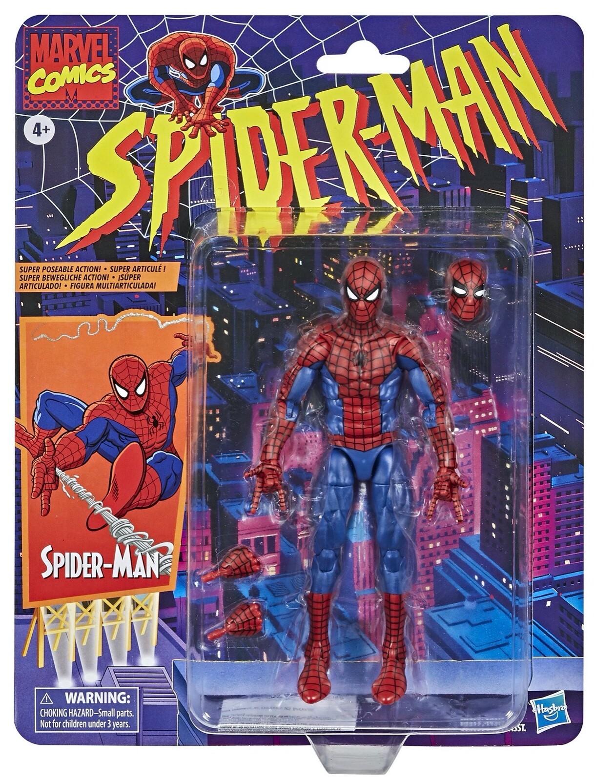 marvel legends retro spiderman