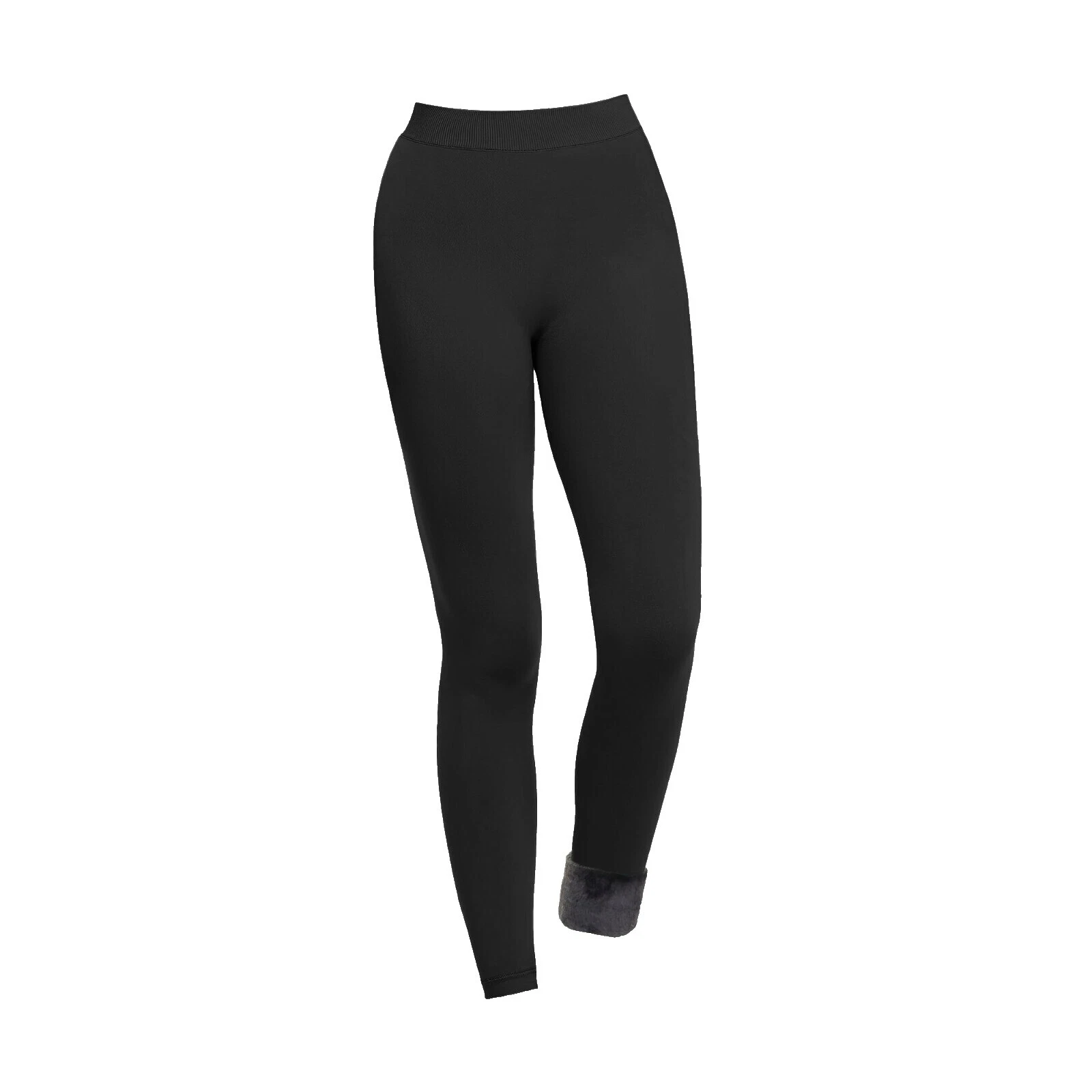 Spandex Solid Regular Size Leggings for Women
