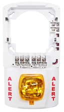 System Sensor SEP-SPSW Alert Strobe Expander Plate, White Case Amber Light NIB