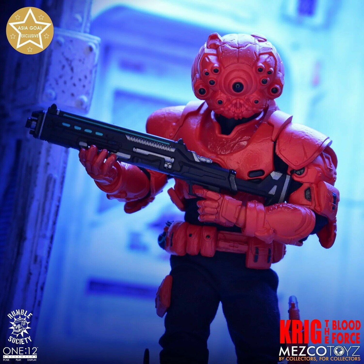 Mezco Toyz KRIG The Blood Force Exclusive 1/12th Action