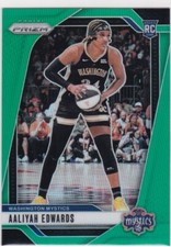 2024 Prizm WNBA AALIYAH EDWARDS Green Prizm Rookie R/C Washington Mystics