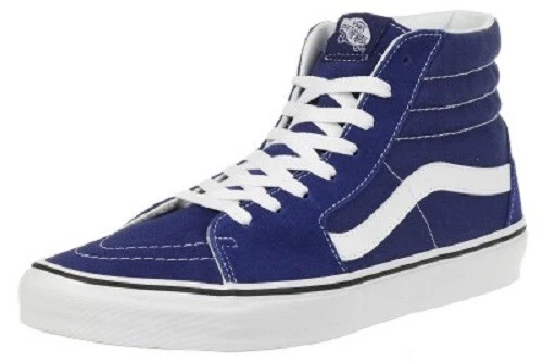 SCARPE VANS SK8 HI ESTATE CANVAS UNISEX UOMO TAGLIA 5 = DONNA TAGLIA 6 5 BLU WHT NUOVE