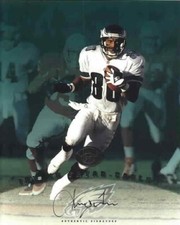 Irving Fryar certified autographed signed auto Eagles 1997 Leaf 8x10 photo card