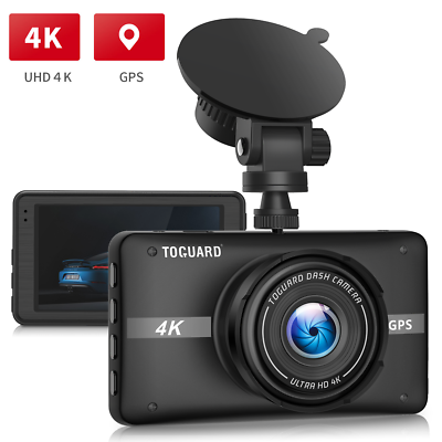 TOGUARD 4K Single Lens Dash Cam UHD Car DVR Camera Video Recorder