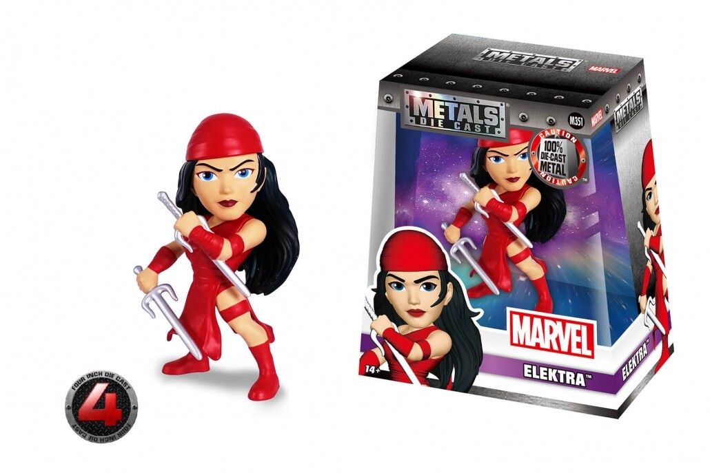Elektra Marvel Metal Figures Metals Collectible Die-Cast Figure Elektra