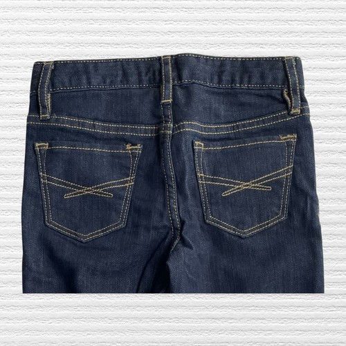 New Gap Kids 1969 Girls Classic Straight Leg Jeans Dark Wash Blue Denim Size 6 - Picture 7 of 12