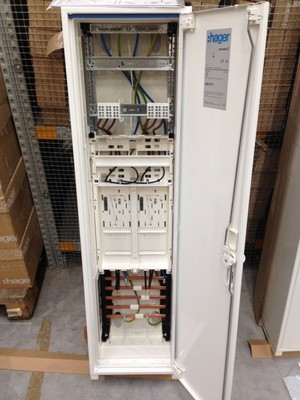 Hager Zählerschrank 2x eHZ Zählerfeld, ZB31S und DSS