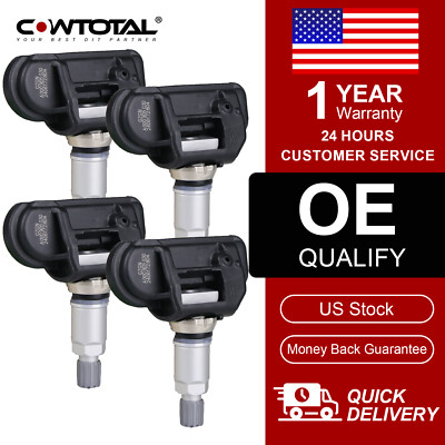 4Pcs A0009050030 for Mercedes TPMS Tire Pressure Monitoring Sensor System 433MHz