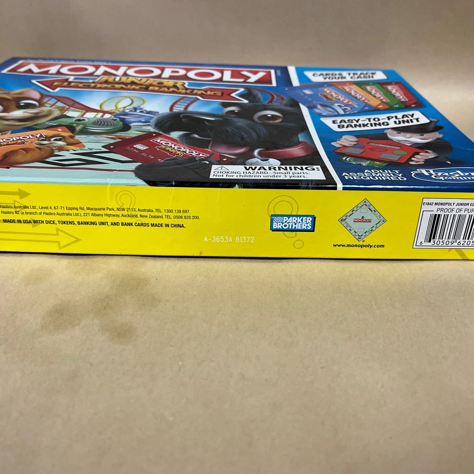 Cartões bancários Monopoly Junior Electronic Banking COMPLETOS E FUNCIONAIS Hasbro 2017 em excelente estado usado - Imagem 3 de 4