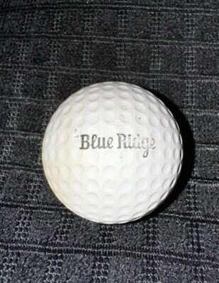 BLUE RIDGE Logo Golf Ball VINTAGE Wilson #3 Collectors Ball Solid State ...