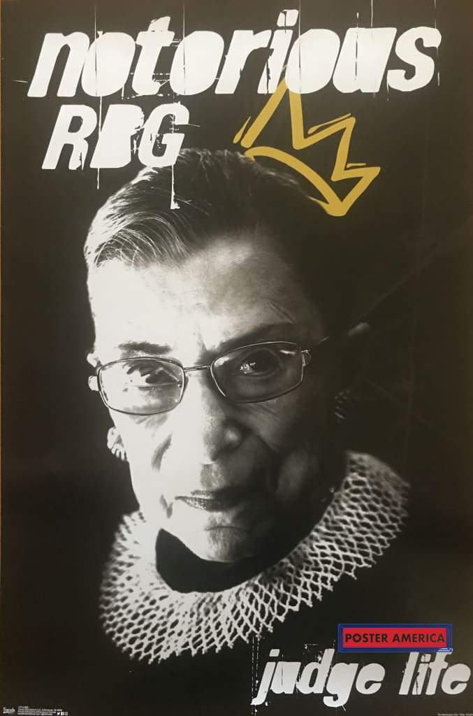 Notorious RBG Judge Life Poster 24 X 36 Ruth Bader Ginsburg