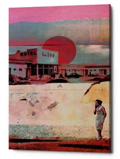 Epic Graffiti 'MOTEL 500' by DB Waterman, Giclee Canvas Wall Art