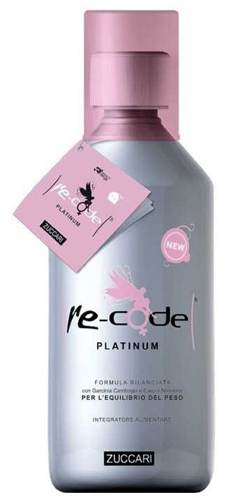 Zuccari ReCode Platinum Integratore per il Controllo del Peso Corporeo, 500ml