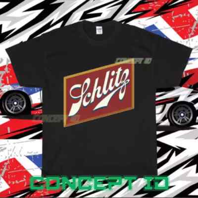 NEW SCHLITZ BEER LOGO MANUFACTURING UNISEX T-SHIRT FUNNY TEE USA SIZE S-5XL