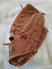 Vintage Tru Play TP TF14 Right Handed Leather Baseball Mitt Glove