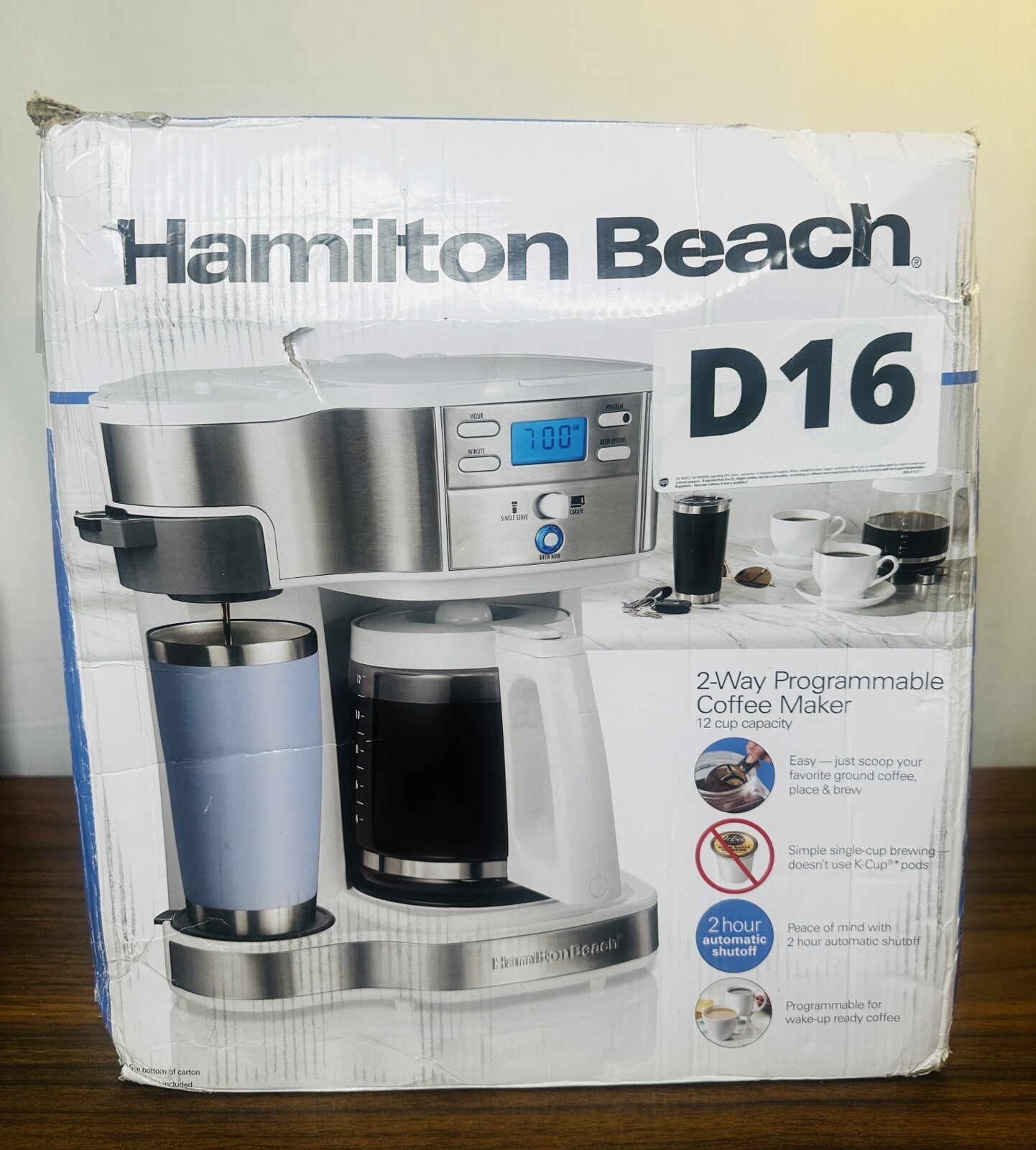 Hamilton Beach 49933 2 Way Programmable 12 Cup Coffee Maker