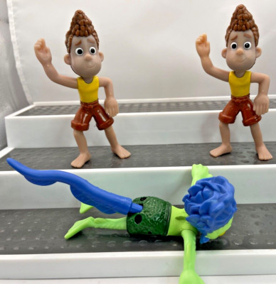 McDonald's LUCA Happy Meal Toys 2021 Lot Of 3 Loose Figures DISNEY PIXAR